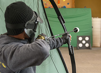 的をたくさん射抜こう！　写真